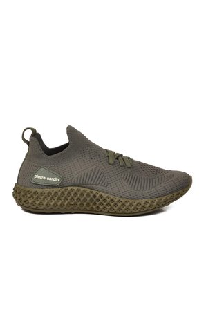 Haki Fileli Hafif Kolay Giyilebilir Unisex Spor Ayakkabı PC-32711 G