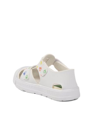 Beyaz Cırtlı Hafif Bebek Sandalet BN-1407 B
