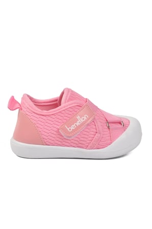 Pembe Cırtlı Hafif Bebek Günlük Ayakkabı BN-1254 B