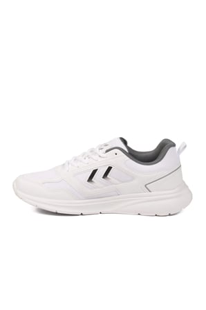 Beyaz Siyah Fileli Hafif Esnek Unisex Spor Ayakkabı 900895 Hml Rush II