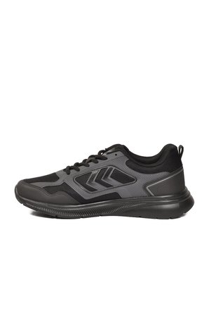 Siyah-Siyah Fileli Hafif Esnek Unisex Spor Ayakkabı 900895 Hml Rush II