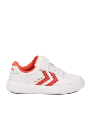 Beyaz Kırmızı Cırtlı Hafif Cilt Unisex Çocuk Spor Ayakkabı 900869 Hml Malmo Jr