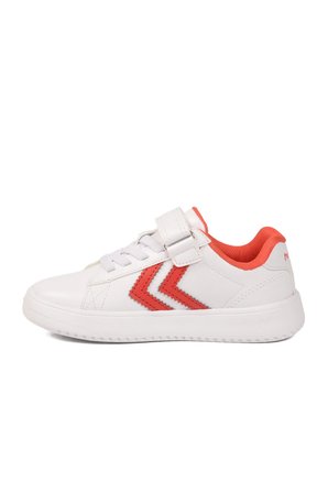 Beyaz Kırmızı Cırtlı Hafif Cilt Unisex Çocuk Spor Ayakkabı 900869 Hml Malmo Jr
