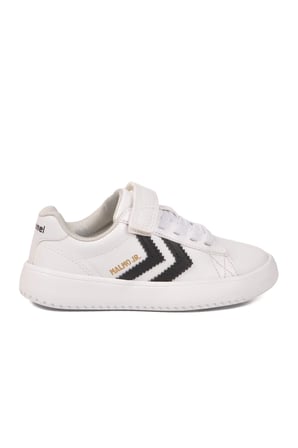 Beyaz Siyah Cırtlı Hafif Cilt Unisex Çocuk Spor Ayakkabı 900869 Hml Malmo Jr