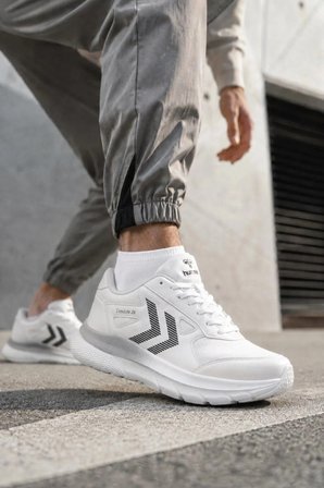 Beyaz Fileli Hafif Esnek Hava Alabilen Unisex Spor Ayakkabı 900880 Hml Crosslite 26
