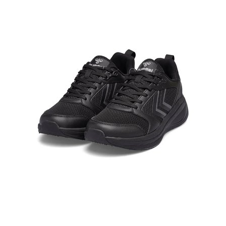 Siyah-Siyah Unisex Fileli Hafif Esnek Yürüyüş Koşu ve Spor Ayakkabı