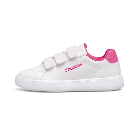 Beyaz-Pembe Cırtlı Kız Çocuk Spor Ayakkabı 900862 Hml Busan 25 Jr
