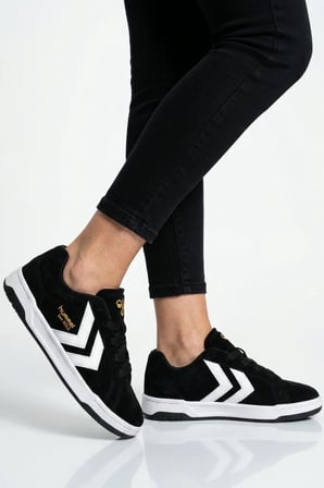 Siyah Hafif Bağcıklı Unisex Spor Ayakkabı 900860 Hml Bee Bold