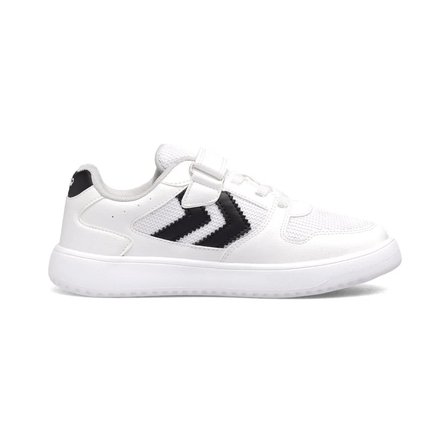 Beyaz-Siyah Cırtlı Fileli Hafif Unisex Çocuk Spor Ayakkabı 900866 Hml Kayno SM. Jr.