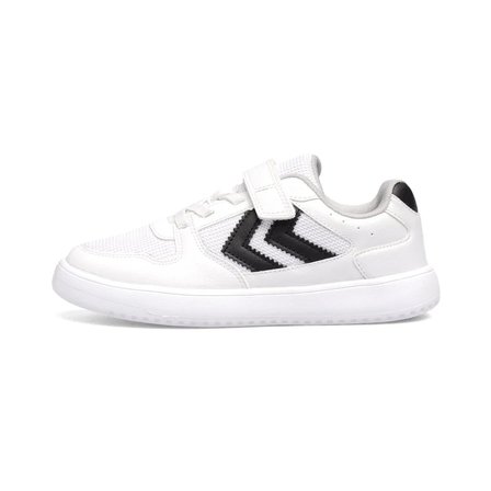 Beyaz-Siyah Cırtlı Fileli Hafif Unisex Çocuk Spor Ayakkabı 900866 Hml Kayno SM. Jr.