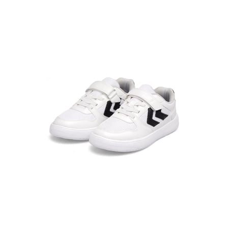 Beyaz-Siyah Cırtlı Fileli Hafif Unisex Çocuk Spor Ayakkabı 900866 Hml Kayno SM. Jr.