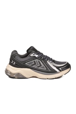 Siyah Gri Fileli Hafif Esnek Unisex Spor Ayakkabı 900794 Hml Performance 700