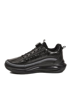 Siyah Memory Foam Misina Bağcıklı Erkek Sneaker 2250 M
