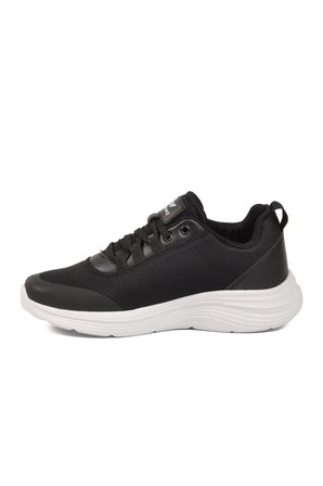 Siyah Beyaz Fileli Hafif Esnek Hava Alabilen Unisex Spor Ayakkabı Pete G