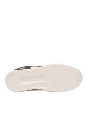 Beyaz Siyah Bağcıklı Hafif Esnek Erkek Sneaker Soprano 101 25205 M