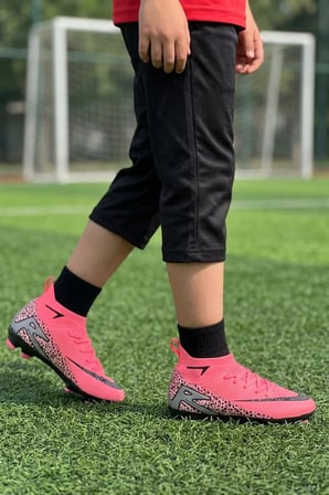 Pembe Siyah Bilekten Çoraplı Çocuk Krampon 610 Süperfly F-P