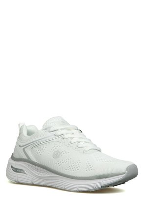 Beyaz Fileli Hafif Esnek Kadın Spor Ayakkabı Polina 101 23380 G