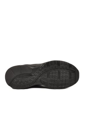Siyah Fileli Hafif Bağcıklı Esnek Unisex Spor Ayakkabı 020 G