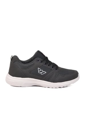 Lacivert Fileli Hafif Bağcıklı Esnek Unisex Spor Ayakkabı 020 G