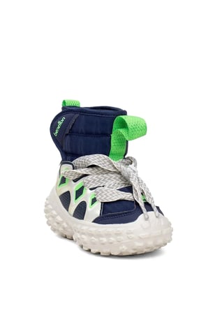 Lacivert Cırtlı Bağcıklı Unisex Çocuk Bot BNI-11077 P