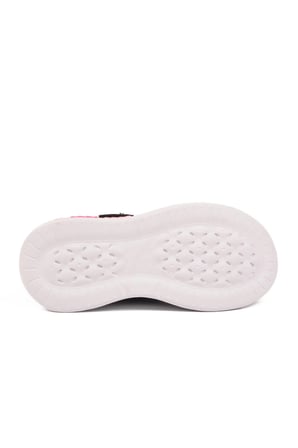 Siyah Fuşya Cırtlı Işıklı Kız Çocuk Spor Ayakkabı 1035 F