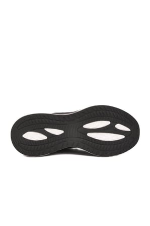 Siyah Beyaz Fileli Hafif Esnek Unisex Spor Ayakkabı 101 25087-G