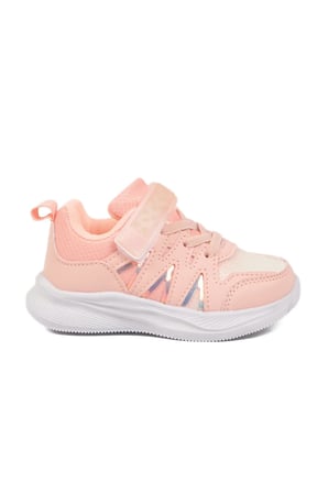 Pembe Cırtlı Hafif Kız Bebek Spor Ayakkabı 26Y905 B