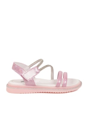 Pembe Cırtlı Hafif Ortopedik Kız Çocuk Sandalet 26A94 F