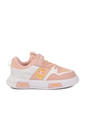 Pudra Beyaz Cırtlı Fileli Hafif Unisex Çocuk Spor Ayakkabı 026 F