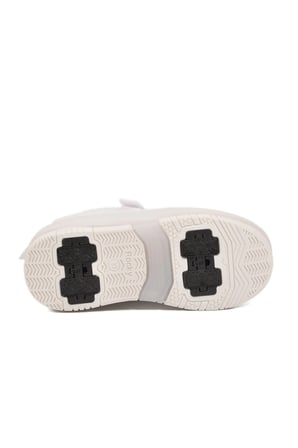 Beyaz Cırtlı Ortopedik Işıklı Unisex Çocuk Patenli Spor Ayakkabı Glow F