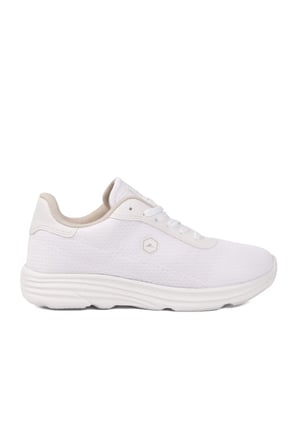 Beyaz Fileli Hafif Esnek Unisex Spor Ayakkabı 26102 M
