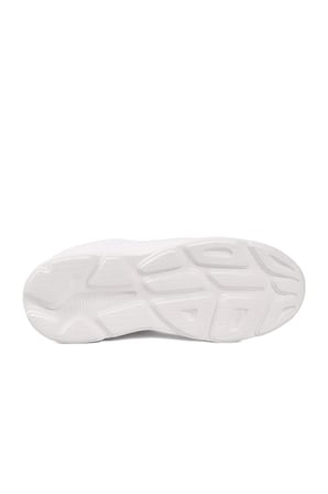 Beyaz Fileli Hafif Esnek Unisex Spor Ayakkabı 26102 M