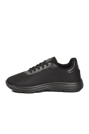 Siyah Fileli Hafif Esnek Unisex Spor Ayakkabı 26102 M