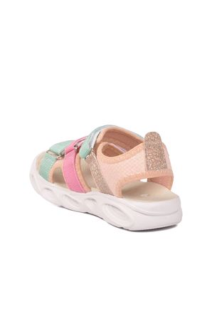 Renkli Cırtlı Ortopedik Kız Çocuk Sandalet 26A44 F