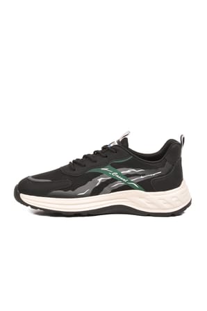 Siyah Fileli Memory Foam Erkek Günlük Spor Ayakkabı Hafif Esnek Sneaker E275 M