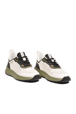 Beyaz Memory Foam Fileli Nefes Alabilen Erkek Spor Ayakkabı Sneaker E460 M
