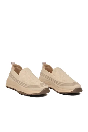 Erkek Anorak Örme Nefes Alabilen Rahat Hafızalı Taban Kum Casual Ayakkabı Loafer E417 M