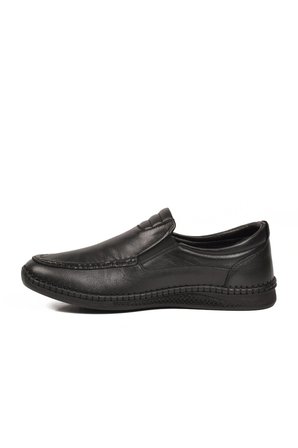 Erkek Siyah Hakiki Deri Hafızalı Rahat Taban Şık Smart Casual Ayakkabı Loafer M741 M