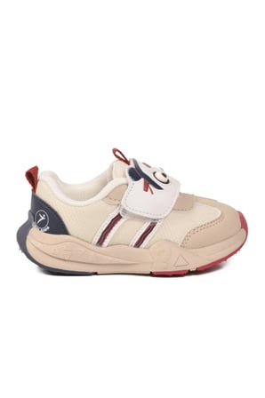 Kum Cırtlı Desenli Anatomik Bebek İlk Adım Spor Ayakkabı Sneaker Orion İA