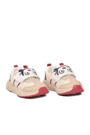 Kum Cırtlı Desenli Anatomik Bebek İlk Adım Spor Ayakkabı Sneaker Orion İA