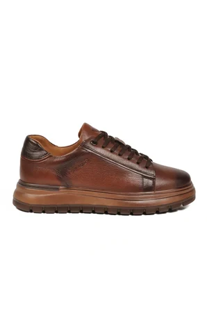 Taba Hakiki Deri Hafızalı Taban Erkek Casual Ayakkabı Sneaker M387 M
