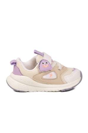 Lila Cırtlı Desenli Anatomik Bebek Spor Ayakkabı Sneaker Dorian İA