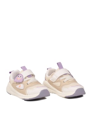 Lila Cırtlı Desenli Anatomik Bebek Spor Ayakkabı Sneaker Dorian İA