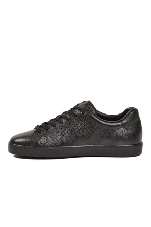 Siyah Floter Büyük Numara Hakiki Deri Erkek Casual Ayakkabı Sneaker 751M21 M