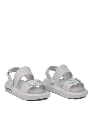 Hafif Rahat Yumuşa Tabanlı Aksesuarlı Işıklı Buz Unisex Çocuk Terlik 4592 B-P