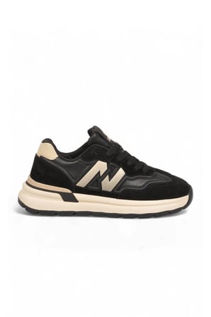 Bağcıklı Kalın Tabanlı Şık Rahat Memory Foam Siyah Erkek Casual Yürüyüş Ayakkabı Sneaker Draw