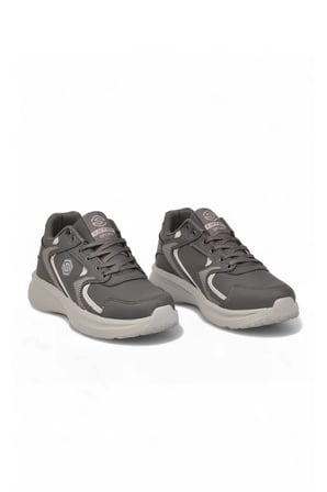 Bağcıklı Hafif Rahat Füme Unisex Yürüyüş ve Spor Ayakkabı Sneaker 2032 G