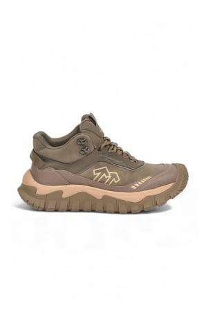 Haki Bağcıklı Kalın Kaymaz Tabanlı Erkek Outdoor Trekking Bot 26K513