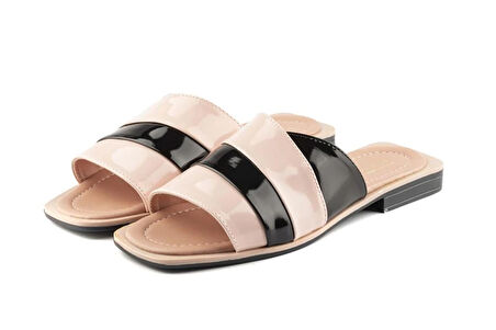 Kuşaklı Garnili Kadın Terlik Dış Mekan Ve Ev Çeyiz Günlük Rahat Ökçeli Terlik