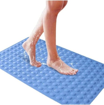 Silikon Vantuzlu Masajlı Banyo Duş Kaydırmaz Paspas Duşakabin Paspası. Ayak Kaydırmaz 40 * 80cm Kare Vantuzlu Pas Pas